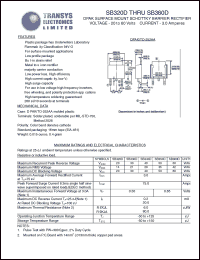 SB340D datasheet: 40 V, 3 A, DPAK surface mount schottky barrier rectifier SB340D