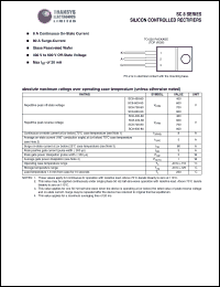 SC8-600-80 datasheet: 600 V, 8 A, silicon controlled rectifier SC8-600-80