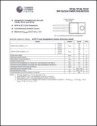 TIP105 datasheet: 60 V, 8 A, PNP silicon power darlington TIP105