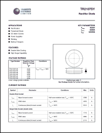 TR2107SY45 datasheet: 4500 V, rectifier diode TR2107SY45