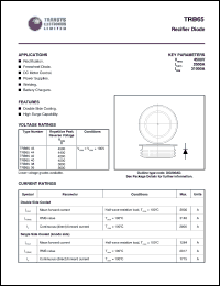 TRB6540 datasheet: 4000 V, rectifier diode TRB6540