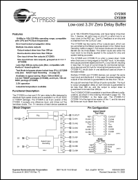 CY2309SC-1H datasheet: Low-cost 3.3V zero delay buffer CY2309SC-1H