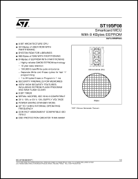 ST19SF08 datasheet: SMARTCARD MCU WITH 8 KBYTES EEPROM ST19SF08