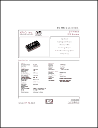 WE320 datasheet: DC/DC converter, 20 watts. Input voltage 18-36 VDC. Output voltage 2.5 VDC. Output current 5000 mA. Input current 30 mA(no load), 645 mA(full load). WE320