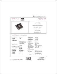 WF108U datasheet: DC/DC converter, 25/30 watts. Optional UL1950 approved product. Input voltage 9-18 VDC. Output voltage 5.0/+-15.0 VDC. Output current 3500/+-250 mA. Input current 35 mA(no load), 2640 mA(full load). WF108U