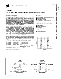 5962-9099401MPA datasheet: Wideband, High-Slew Rate, Monolithic Op Amp 5962-9099401MPA