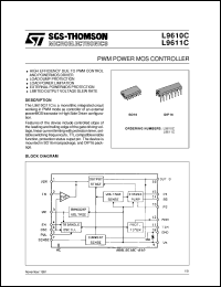 L9610C datasheet: PWM POWER MOS CONTROLLER L9610C