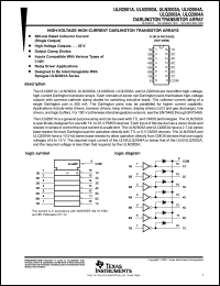 ULQ2004AN datasheet: High-voltage high-current darlington transistor arrays ULQ2004AN