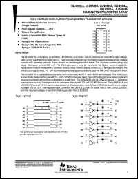 ULN2001AD datasheet: High-voltage high-current darlington transistor arrays ULN2001AD