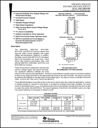 SN55110AW datasheet: Dual line drivers SN55110AW