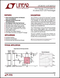 LTC4210-1CS6 datasheet: Hot swap controller LTC4210-1CS6