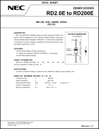 RD11EB datasheet: 0.5W DHD zener diode, 11V RD11EB