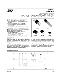 L4931ABD25 datasheet: VERY LOW DROP VOLTAGE REGULATOR WITH INHIBIT L4931ABD25