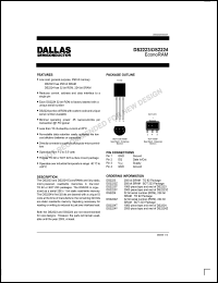 DS2224 datasheet: 32bit serial number (ROM), 224bit SRAM DS2224