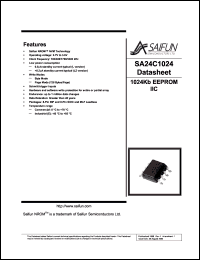 SA24C1024LMFFX datasheet: 2.7-3.6V; 1024Kb EEPROM IIC SA24C1024LMFFX