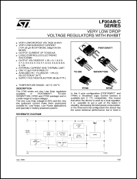 LF12ABP datasheet: VERY LOW DROP VOLTAGE REGULATORS WITH INHIBIT LF12ABP