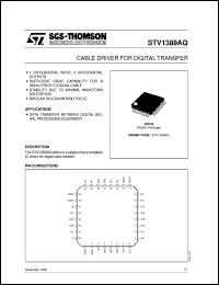 STV1389AQ datasheet: CABLE DRIVER FOR DIGITAL TRANSFER STV1389AQ