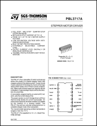 PBL3717A datasheet: STEPPER MOTOR DRIVER PBL3717A