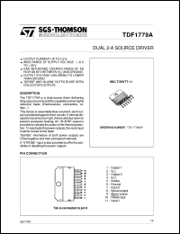 TDF1779A datasheet: DUAL 2-A SOURCE DRIVER TDF1779A