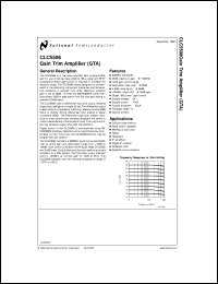 CLC5506IMX datasheet: Gain Trim Amplifier (GTA) CLC5506IMX