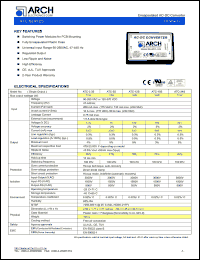 ATC-3.3S datasheet: 3.3 V, 10 W, encapsulated AC-DC converter ATC-3.3S