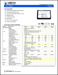 ASC-15D datasheet: +/-15 V, 30 W, encapsulated AC-DC converter ASC-15D