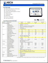ANC-5S15D datasheet: 5/+/-15 V, 15 W, encapsulated AC-DC converter ANC-5S15D