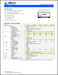 AFC-24S datasheet: 24 V, 10 W, encapsulated AC-DC converter AFC-24S