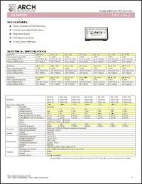 DB5-15D datasheet: +/-15 V, 1.5 W, encapsulated DC-DC converter DB5-15D