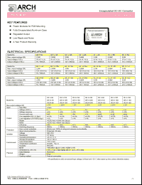 DE5-24S datasheet: 24 V, 2.88 W, encapsulated DC-DC converter DE5-24S