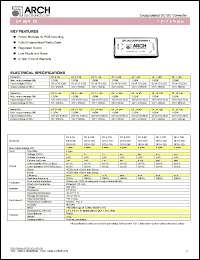 DF24-15D datasheet: +/-15 V, 1.95 W, encapsulated DC-DC converter DF24-15D