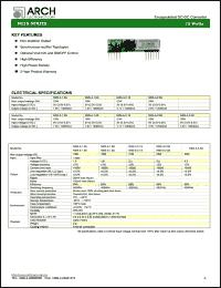NI25-3-1.5S datasheet: 1.5 V, 15 W, encapsulated DC-DC converter NI25-3-1.5S