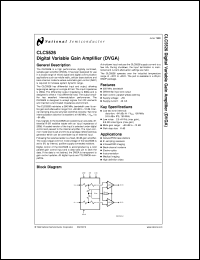 CLC5526MSA datasheet: Digital Variable Gain Amplifier (DVGA) CLC5526MSA