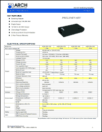 AQS125A-18S datasheet: 18 V, 125 W, AC-DC switching adapter AQS125A-18S