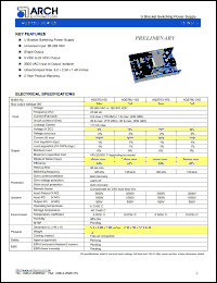 AQS75U-24S datasheet: 24 V, 75 W, U bracket switching power supply AQS75U-24S