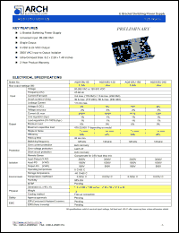 AQS125U-12S datasheet: 12 V, 125 W, U bracket switching power supply AQS125U-12S
