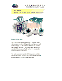 DC1100 datasheet: 2.5 V,  USB 2.0 video camera controller DC1100