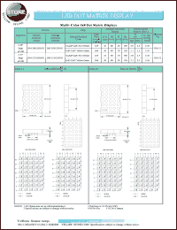 BM-20EG58MD datasheet: Yellow green/hi-eff red, anode, multi-color 5x8 dot matrix display BM-20EG58MD