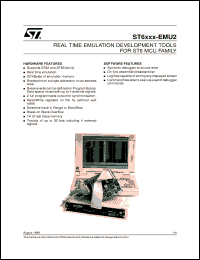 ST6246-P/QFP datasheet: REAL TIME EMULATOR DATASHEET FOR ST6 FAMILY ST6246-P/QFP