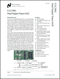 CLC5902VLA datasheet: Dual Digital Tuner/AGC CLC5902VLA