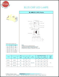 BL-HB236 datasheet: Blue, 30 mA, blue chip LED lamp BL-HB236