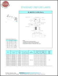 BL-HS033-2 datasheet: Super red, 30 mA, standard chip LED lamp BL-HS033-2