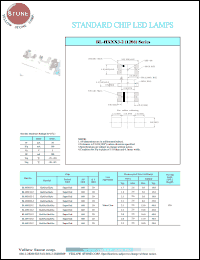 BL-HSA33-2 datasheet: Super red, 30 mA, standard chip LED lamp BL-HSA33-2