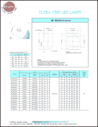 BL-HG332A datasheet: Ultra green, 30 mA, ultra chip LED lamp BL-HG332A