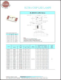 BL-HU233 datasheet: Ultra red, 30 mA, ultra chip LED lamp BL-HU233