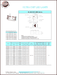 BL-HU235 datasheet: Ultra red, 30 mA, ultra chip LED lamp BL-HU235