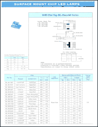 BL-HKD36D datasheet: Super yellow, 30 mA, surface mount chip LED lamp BL-HKD36D