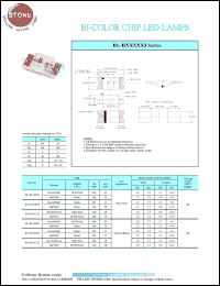 BL-HD1X133 datasheet: Super red/hi-eff green, 30 mA, bi-color chip LED lamp BL-HD1X133