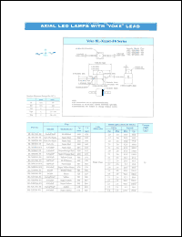 BL-XF0361-F8 datasheet: Super red, 30 mA, axial LED lamp with Yoke lead BL-XF0361-F8