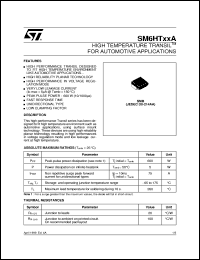 SM6HT30A datasheet: HIGH TEMPERATURE TRANSIL FOR AUTOMOTIVE APPLICATIONS SM6HT30A